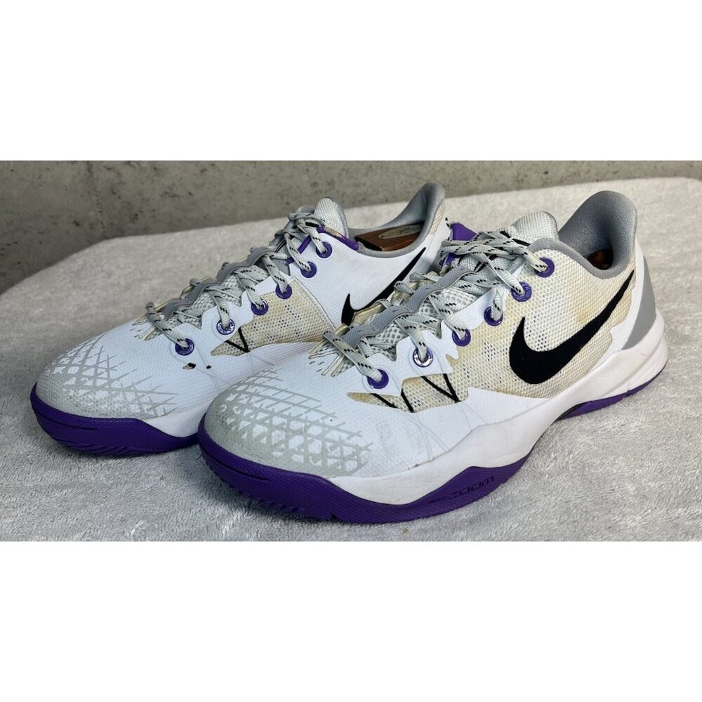 Nike Kobe Venomenom 4 Purple White Mens Size 9 Basketball Shoes 635578-100